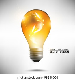 stylish conceptual digital light bulb design