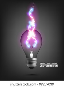 stylish conceptual digital light bulb design