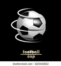 stylish conceptual digital soccer vector design