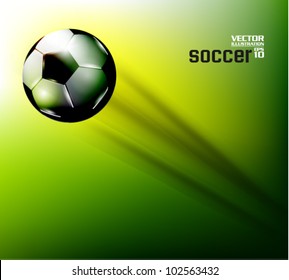 stylish conceptual digital soccer vector design