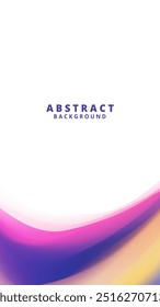 Fondo abstracto elegante y contemporáneo con una onda rosa y amarilla que fluye. Adecuado para Sitios web, presentaciones y diseños de impresión.