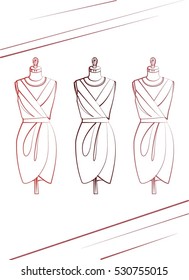 stylish contoured dresses
