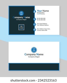 Stylish and Corporate Business Card Template Design