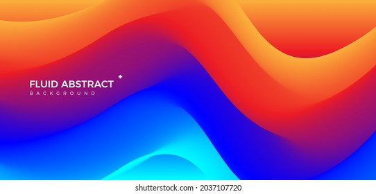Stylish corrugated bright colorful color mixing fluid gradient abstract background