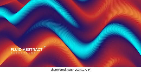 Stylish corrugated bright colorful color mixing fluid gradient abstract background