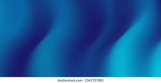 Stylish corrugated motion high-grade blue fluid gradient abstract background