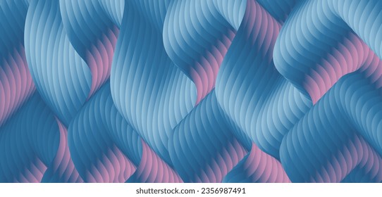 Elegante movimiento ondulado fondo abstracto de gradiente de fluido mixto rosa azul de alta calidad.Suit para afiche, banner, folleto, corporativo, presentación, sitio web, volante. Ilustración del vector