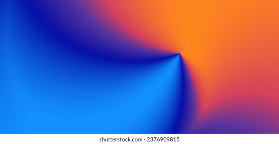 Stylish corrugated motion high-grade blue orange mixed fluid gradient abstract background.Suit for poster, banner, brochure, corporate, presentation, website, flyer. Vector illustration