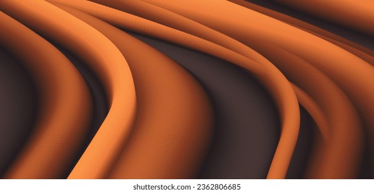 Stylish corrugated motion high-grade chocolate color mixed fluid gradient abstract background.Suit for poster, banner, brochure, corporate, presentation, website, flyer. Vector illustration