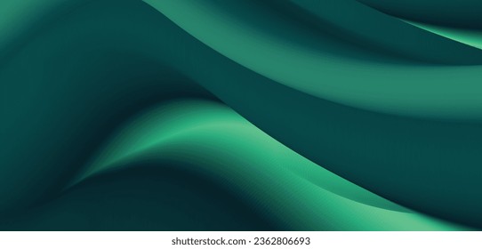 Stylish corrugated motion high-grade green mixed fluid gradient abstract background.Suit for poster, banner, brochure, corporate, presentation, website, flyer. Vector illustration