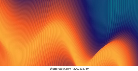 Stylish corrugated motion high-grade mixed fluid gradient abstract background