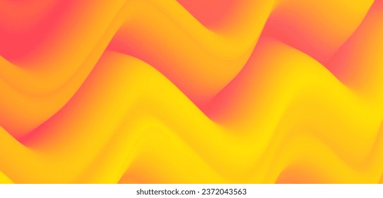 Elegante movimiento ondulado de alto grado amarillo anaranjado mezclado gradiente fondo abstracto.Suit para afiche, banner, folleto, corporativo, presentación, sitio web, volante. Ilustración del vector