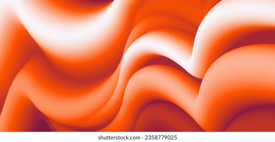 Elegante movimiento ondulado de color rojo de alto grado de color naranja mezclado gradiente de fondo abstracto.Suit para afiche, banner, folleto, corporativo, presentación, sitio web, volante. Ilustración del vector