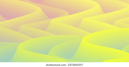 Elegante movimiento ondulado fondo abstracto de gradiente de fluido mixto amarillo de alto grado.Suit para afiche, banner, folleto, corporativo, presentación, sitio web, volante. Ilustración del vector