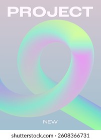 
Stylish cover template with abstract gradient dynamic shape in soft pastel colors. For brochures, banners, posters, business cards, social media and more. For web and print. Just add text.
