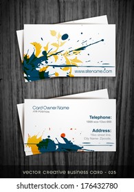 stylish creative business card design