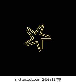 Stylish creative color vector logo design 