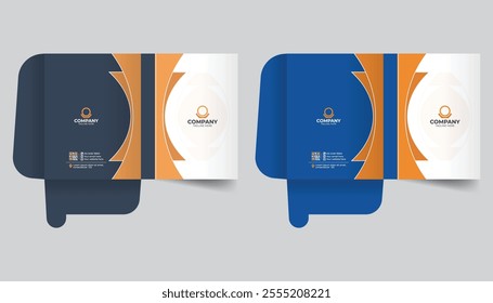 Stylish and creative colorful Report cover template, Professional creative Luxury corporate presentation Document Folders for your business
