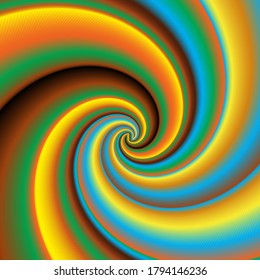 Stylish creative geometric background in the form of a spiral. Texture for wallpaper, textile, brand book.