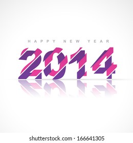 stylish creative happy new year design