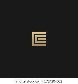 Stylish creative modern C initial based letter icon logo