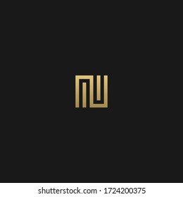 Stylish creative modern N initial based letter icon logo