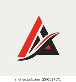 Stylish creative and simple logo design using letter "A"