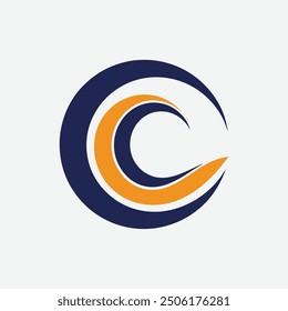 Stilvolles, kreatives und einfaches Logo-Design mit Buchstabe "C"