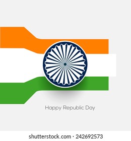 Stylish creative vector background for republic day of India.