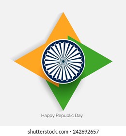 Stylish creative vector background for republic day of India.