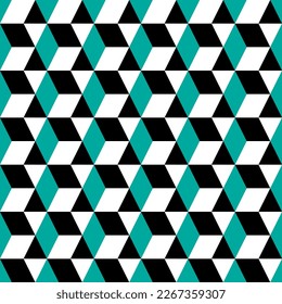 Stylish cubic pattern for interior design, textiles, website background, etc.