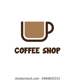 Stylish Cup Logo for Modern Beverage Brands