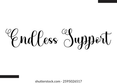 Stylish Cursive Typography Love Text