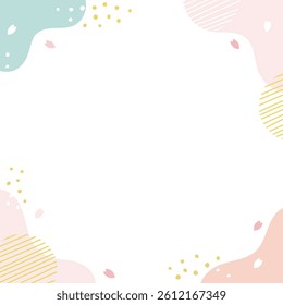 Stylish curved frame with spring image