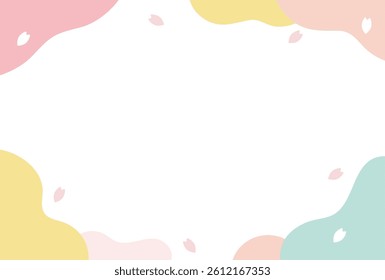 Stylish curved frame with spring image