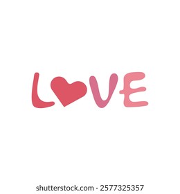 Stylish Custom Love and Heart Logo Design