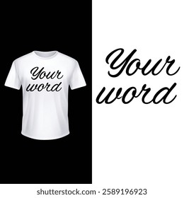 Stylish Custom T-Shirt Design Unique Font And Casual Look