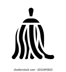 stylish dancer accessory glyph icon vector. stylish dancer accessory sign. isolated contour symbol black illustration