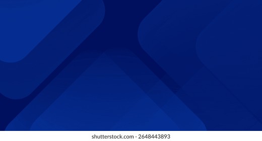 Elegante fondo abstracto azul oscuro con Elementos geométricos en movimiento. Perfecto para gráficos de temática tecnológica y diseños profesionales.