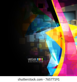 stylish dark eps10 vector background