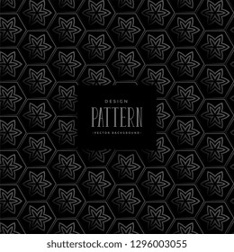 stylish dark pattern background design