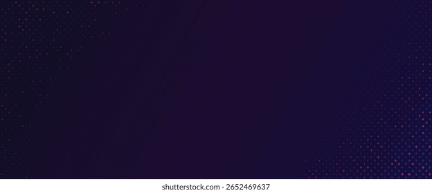 Elegantes Ilustraciones vectoriales de fondo de puntos de semitono púrpura oscuro. perfecto para el arte digital, carteles, Anuncios, Diseño web y proyectos gráficos modernos.