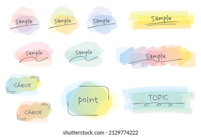 Stylish decoration with watercolor style gradient - Shutterstock ID 2129774222