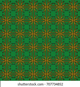 Stylish decorative green pattern