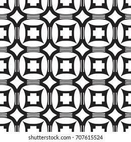 Stylish decorative monochrome pattern
