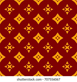  Stylish decorative red and yellow pattern