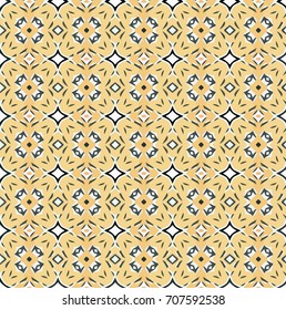 Stylish decorative yellow pattern