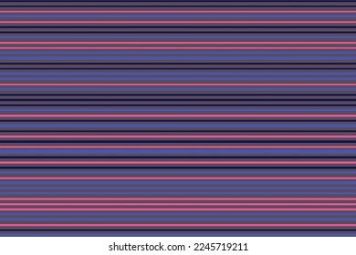 Stylish design horizontal stripe vector seamless background. Thin lines texture summer pattern. Textile print colored design. Classic stripes ornament.