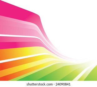 Ein stilvolles Design mit Linien in verschiedenen Farben
