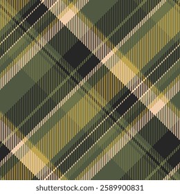 Stylish diagonal plaid pattern in earthy tones.  Perfect for textile design, fashion, apparel, and website backgrounds.  Evokes feelings of warmth, comfort, and nature.